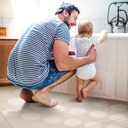 دوائر مضادة للأنزلاق ذاتيه اللصق للأرضيات والسلالم والبانيو