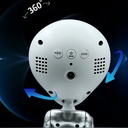 بروجكتور نجوم ومجرة بتصميم كائن فضائي مع بلوتوث وريموت كنترول