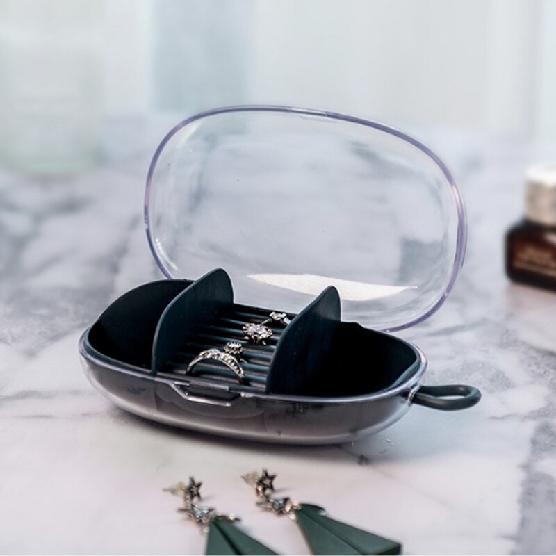 منظم مجوهرات واكسسوارات اكليريك متنقل مناسب لشنط اليد