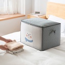 شنطة تخزين بيد بأشكال كرتون قابلة للطي للملابس والبطاطين والوسائد