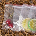 أكياس تخزين محكمة الغلق شفافة للخضراوات والبقوليات والمكسرات 100 كيس