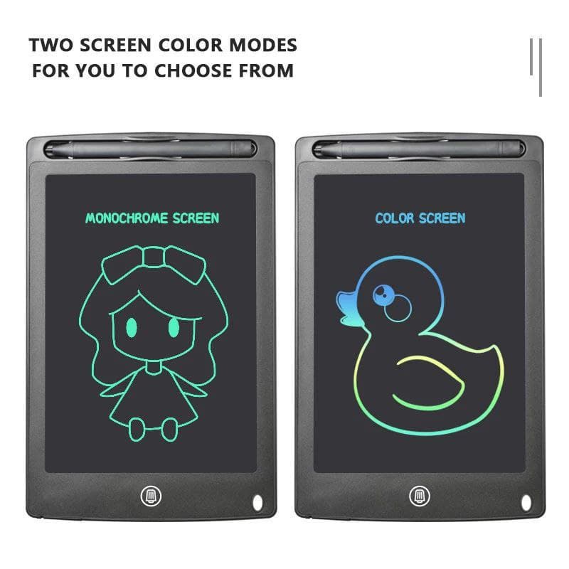 تابلت تعليمي الوان للرسم والكتابة وتنمية مهارات الأطفال شاشة 8.5 بوصه