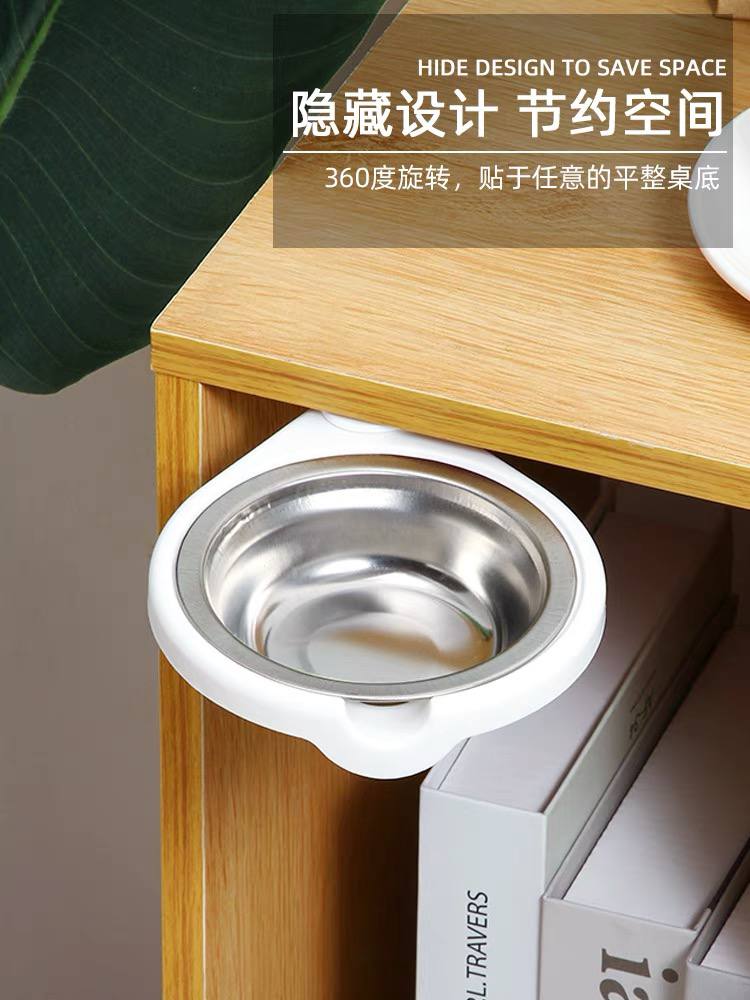 الطفاية الخفية للتثبيت تحت المكاتب والطاولات