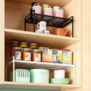 استاند لحمل وتنظيم ادوات المطبخ كالحلل ووالأطباق وبرطمانات التوابل من المعدن