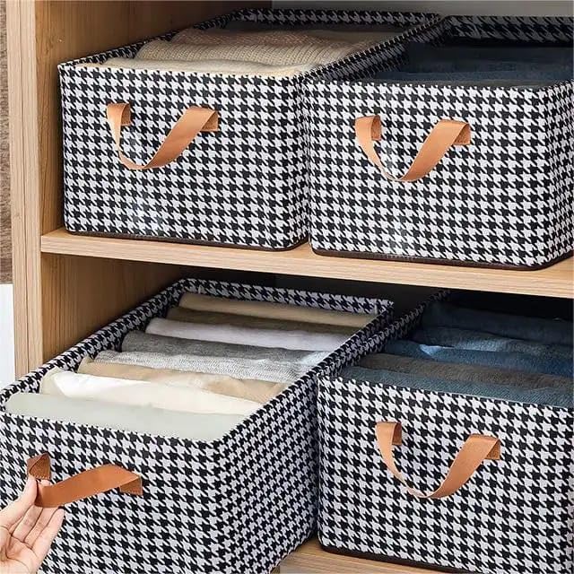 منظم ملابس للدواليب والادراج بيد قابل للطي