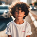 Scooter تيشيرت اطفال قطن باللون الابيض