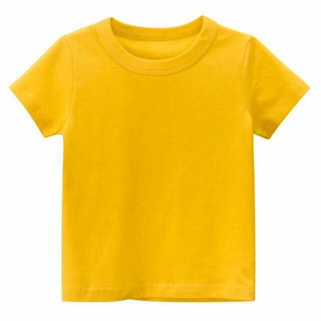 T-shirt Stock Resirve For Kids Yellow