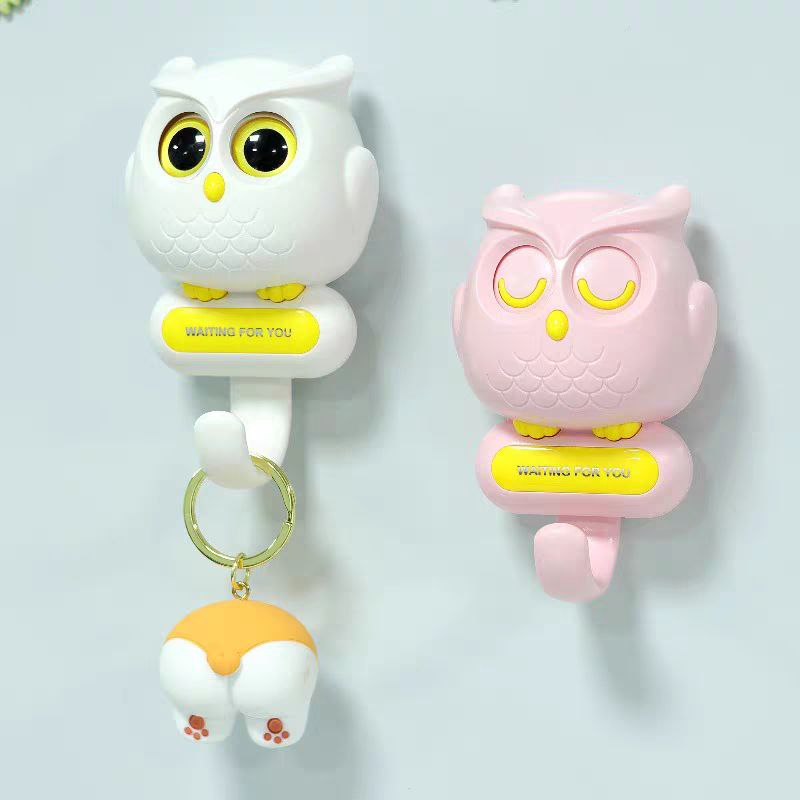 هوك كيوت على شكل بومة بعيون متحركه دبل فيس