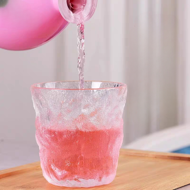 كوباية زجاج كريستال جليدي مموج 230 مللي