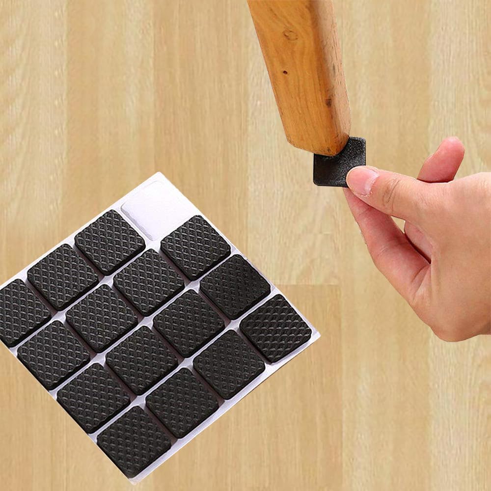 باكت 16 قطعة من مانع خدش الأرضيات وانزلاق الكرسي من الفوم