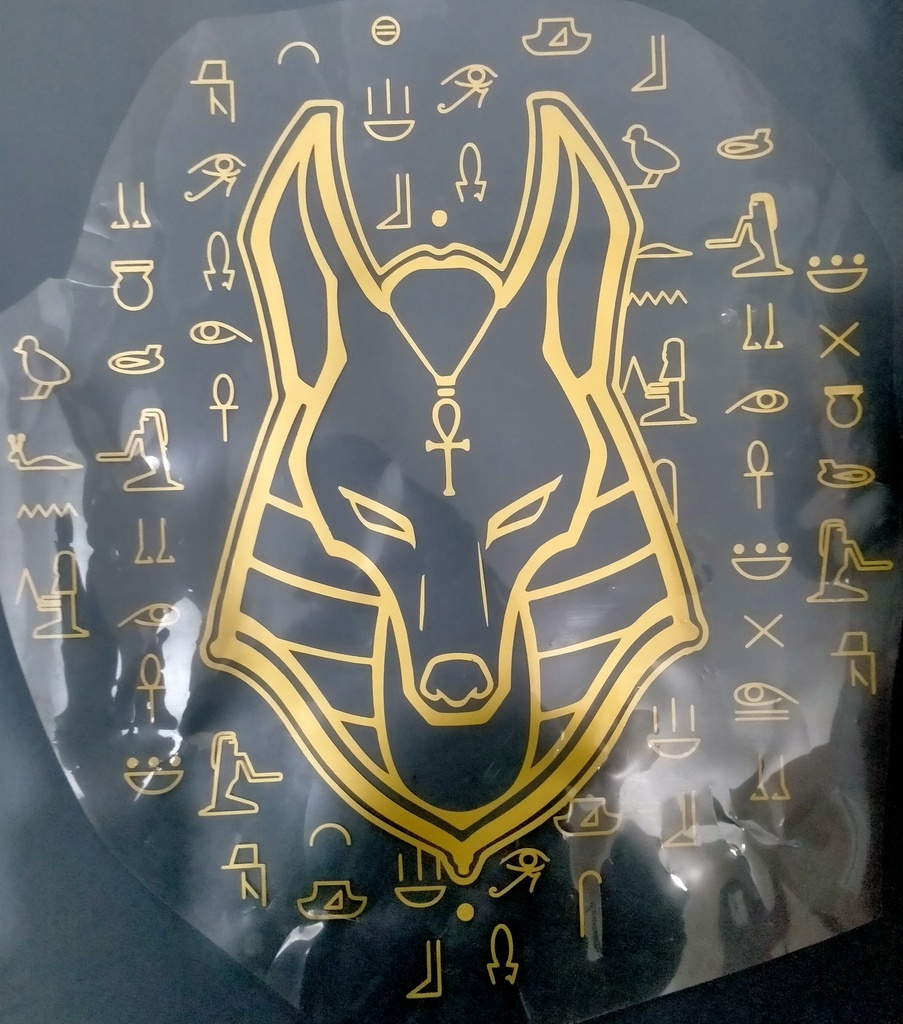 Golden Anubis Print