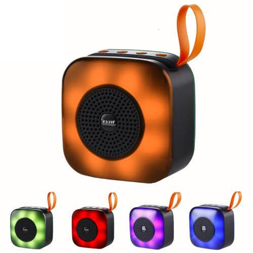 مكبر صوت ستريو مضيئ مع راديو يعمل بالبلوتوث و يو اس بي للشحن