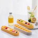 قالب كور ثلج مكونة من 6 قوالب مع غطاء سيليكون للمشروبات المثلجة