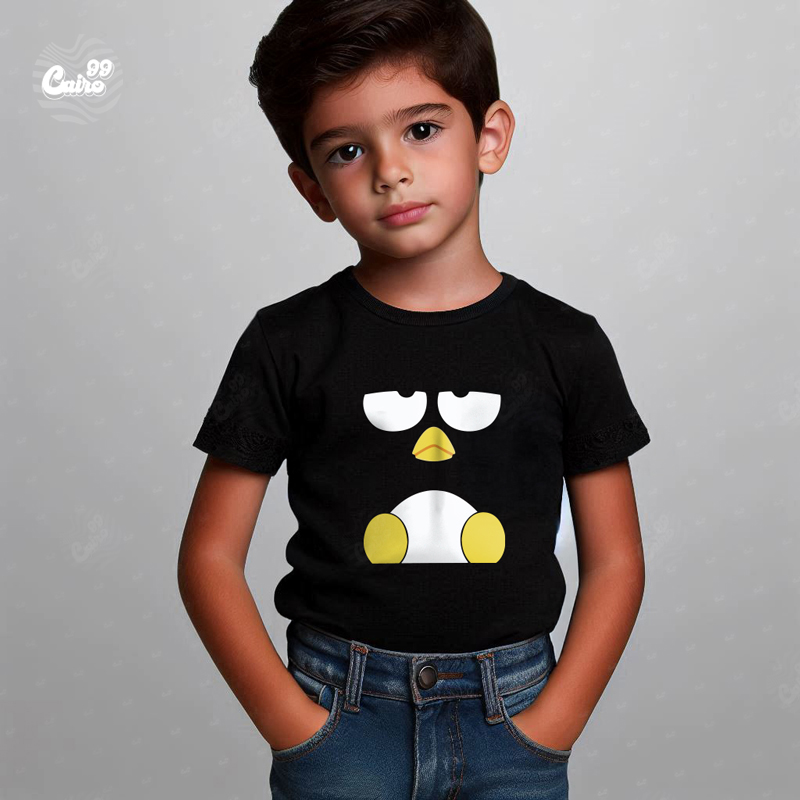 Badtz تيشيرت اطفال قطن باللون الاسود