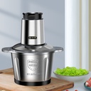 كبة استانليس ستيل قوية لفرم اللحوم والثوم والبصل والخضروات 2 لتر