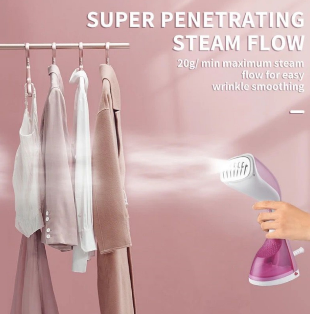 مكواة بخار محمولة بقوة 1400وات تسخين سريع و خزان مياه 220 مل برأس ستانلس ستيل