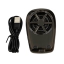 مروحة لاسلكية لتبريد الهاتف اثناء اللعب  مزودة بإضاءة ار جي بي  مع 3 مستويات للتبريد