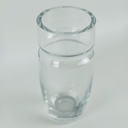 فازة ورد شيك زجاج شفاف لتجديد ديكور البيت