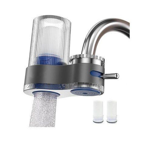 فلتر للمياه مثبت على الحنفية لتقليل الكلور والطعم السيء