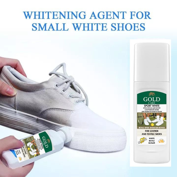 ملمع ومنظف للأحذية البيضاء الجلد والقماش 75 مللي