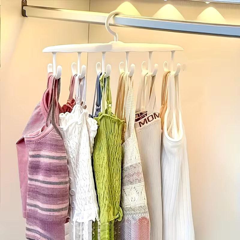 شماعة دولاب ب 6 هوك لتعليق الملابس الخفيفة والشنط والأحزمة