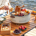 شواية فحم محمولة متعددة الاستخدامات مناسبة للسفر والتخييم