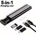 كابل شاحن 5 في 1 للشحن ونقل البيانات 60 واط