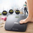 ميزان ديجيتال منزلي لقياس الوزن بشاشة ليد رقمية لسهولة القراءة