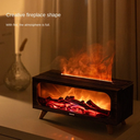 فواحة مضيئة علي شكل دفاية ثري دي بخزان 150 ملي لتعطير المنزل بريموت للتحكم