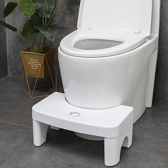 كرسي تواليت لوضعية مريحة قابل للطي لسهولة التخزين