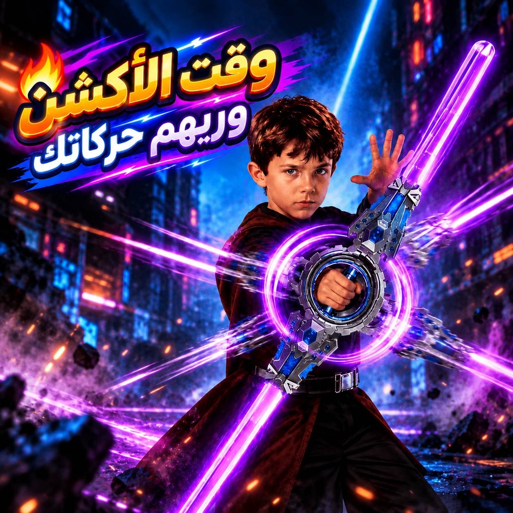 سيف دوّار بإضاءة مؤثرات ضوئية وحركة مذهلة