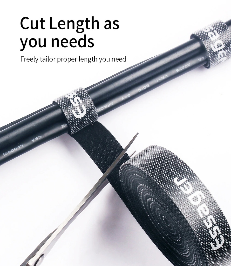 Reusable Cord Organizer Keeper Holder Fastening Cable Ties Straps