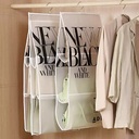 شماعة ومنظم شنط داخل الدولاب زوجي لتوفير المساحات للحفاظ عليها من الأتربة والأتساخ