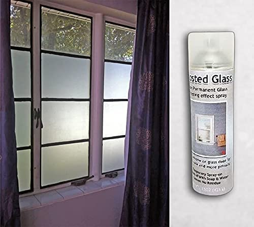 اسبراي تظليل الزجاج الثلجي الأبيض لزجاج النوافذ والحمامات