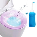 حوض تواليت لعمل حمام دافئ لعلاج البو ا سير ولفترة ما بعد الولادة مع شطاف محمول برأس متحركة