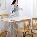 مفرش سفرة بلاستيك قابل لإعادة الأستخدام 10 قطع سهل التنظيف