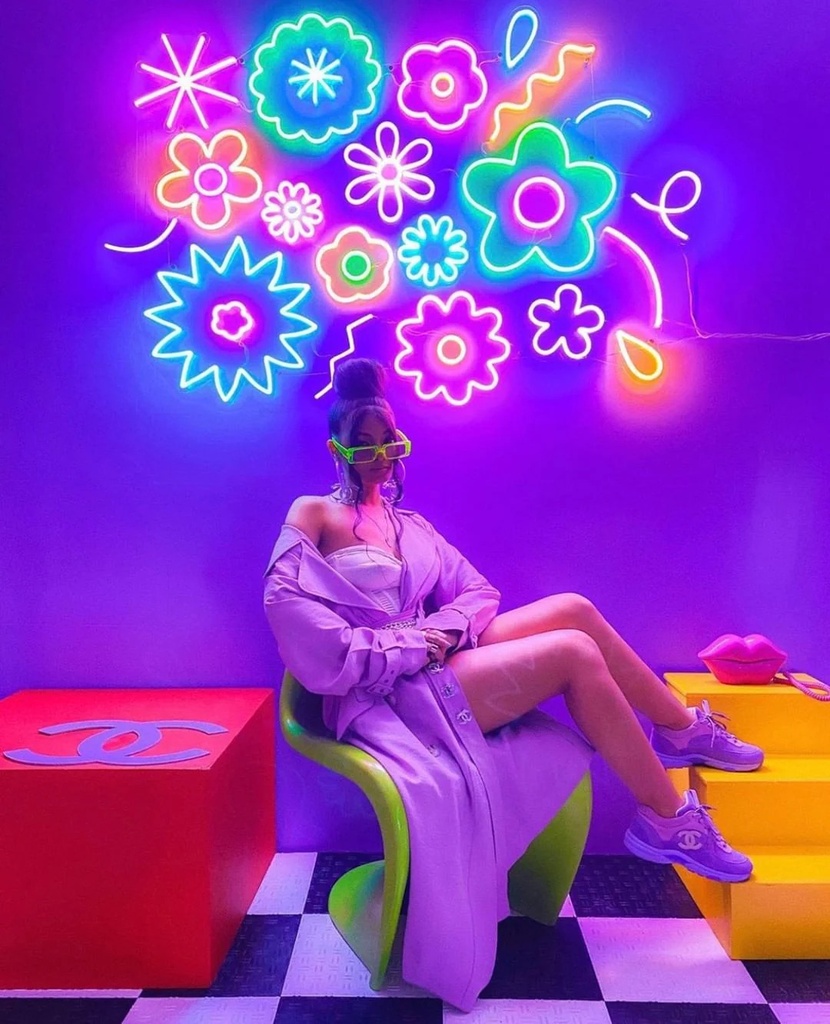 Flowers Neon Led Light Sign Art Decor