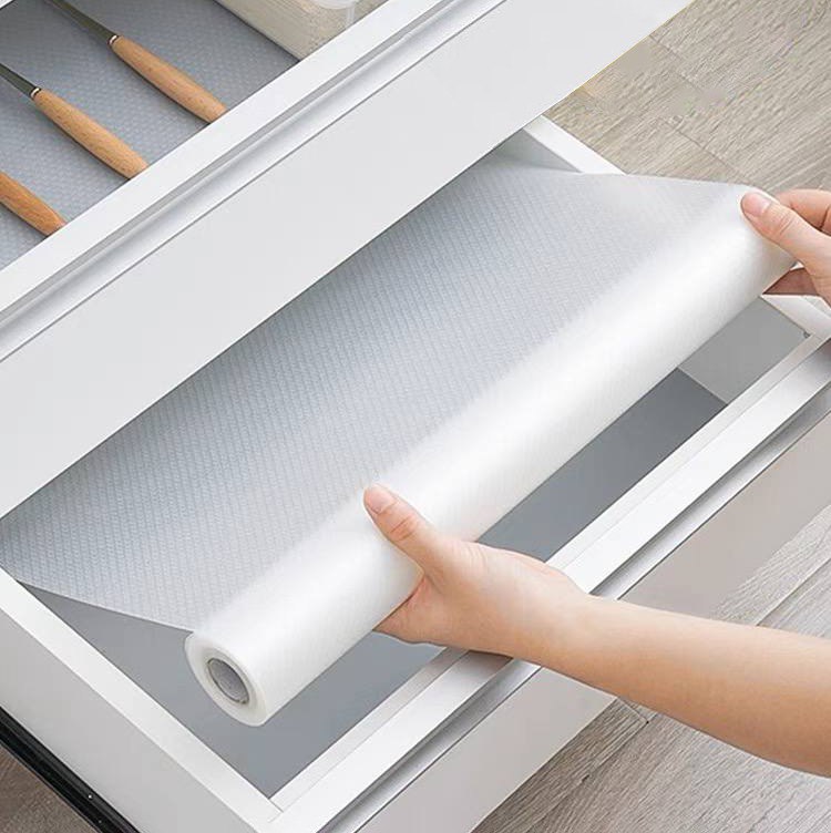 رول بطانة وتربروف للادراج والارفف مانع للانزلاق قابل للقص والغسيل 1.5 متر