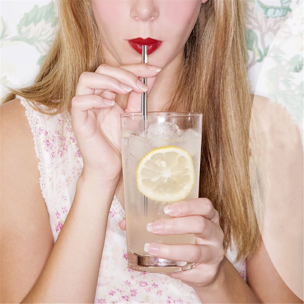 طقم شاليموه ستاليس ستيل 6 قطع مع فرشة تنظيف ب 2 تصميم مختلف