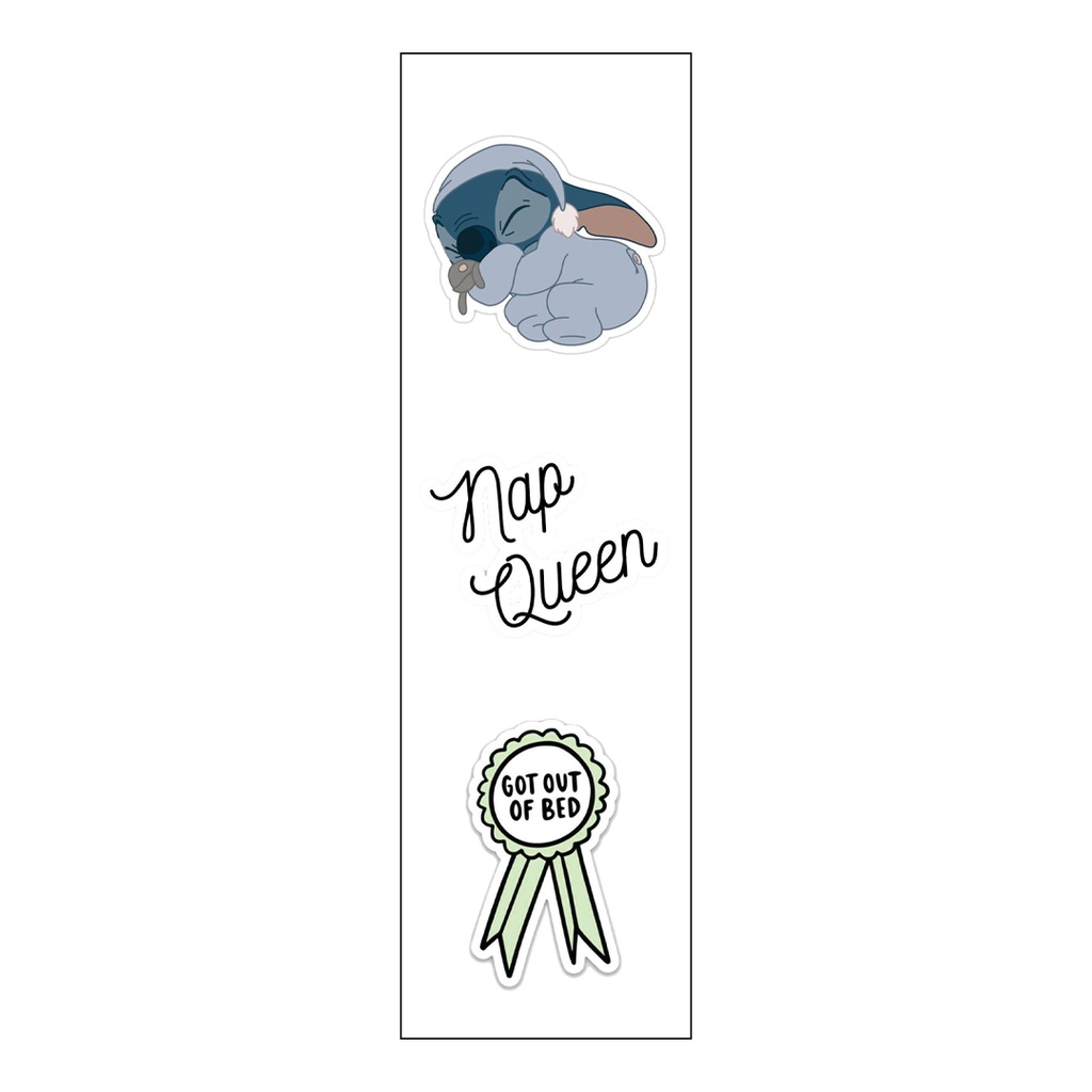 Sleep Lovers Vinyl Sticker Pack Reusable &amp; Waterproof