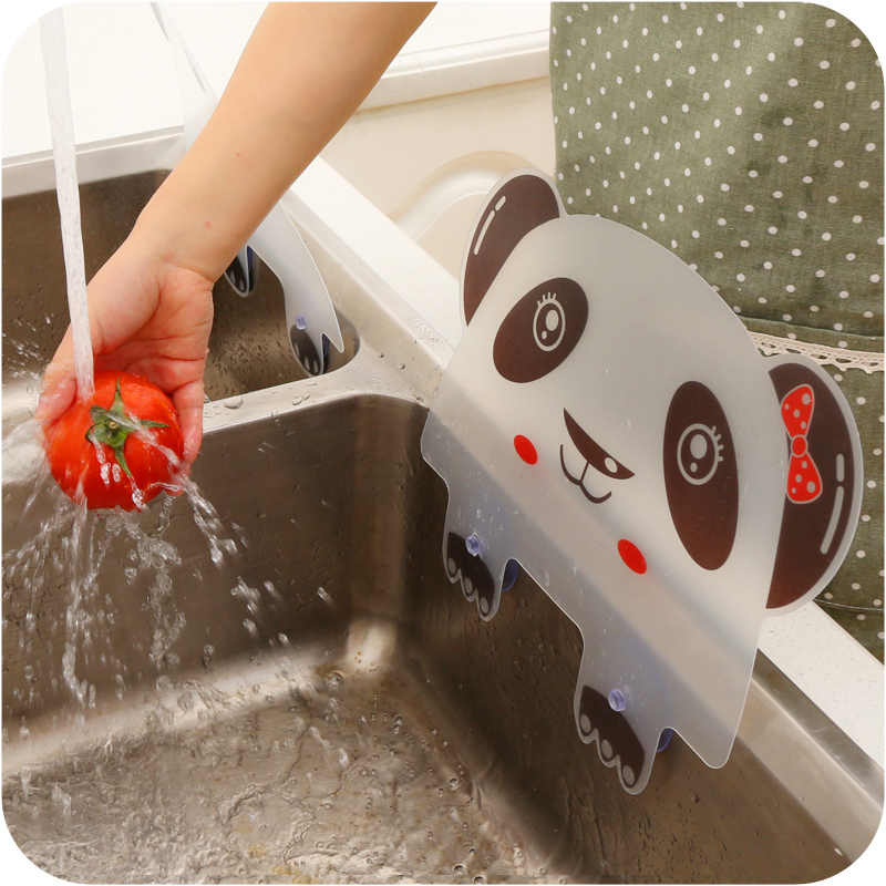 مانع طرطشه مياه وبلل غسيل الصحون وزيوت القلي على شكل باندا