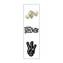 Geniuses Vinyl Sticker Pack Reusable &amp; Waterproof