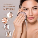 اسفنجة إزالة المكياج السحرية قطعتين قابلة للغسيل لإعادة الاستخدام