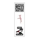 Palestinian Live Matter Vinyl Sticker Pack Reusable &amp; Waterproof