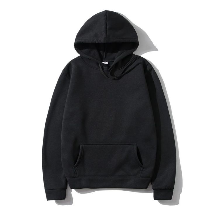 Hoodie Stock Resirve Unisex - Black