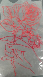 [HH00016418] Red Rose print