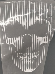 [HH00016433] Ghost Skull print