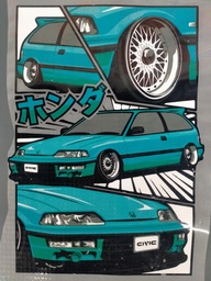 [HH00016484] Honda Racing print