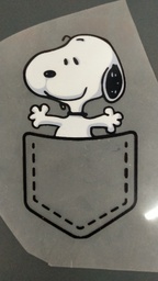 [HH00016599] Snoopy Pocket print