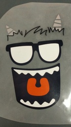 [HH00016725] Monster Face print